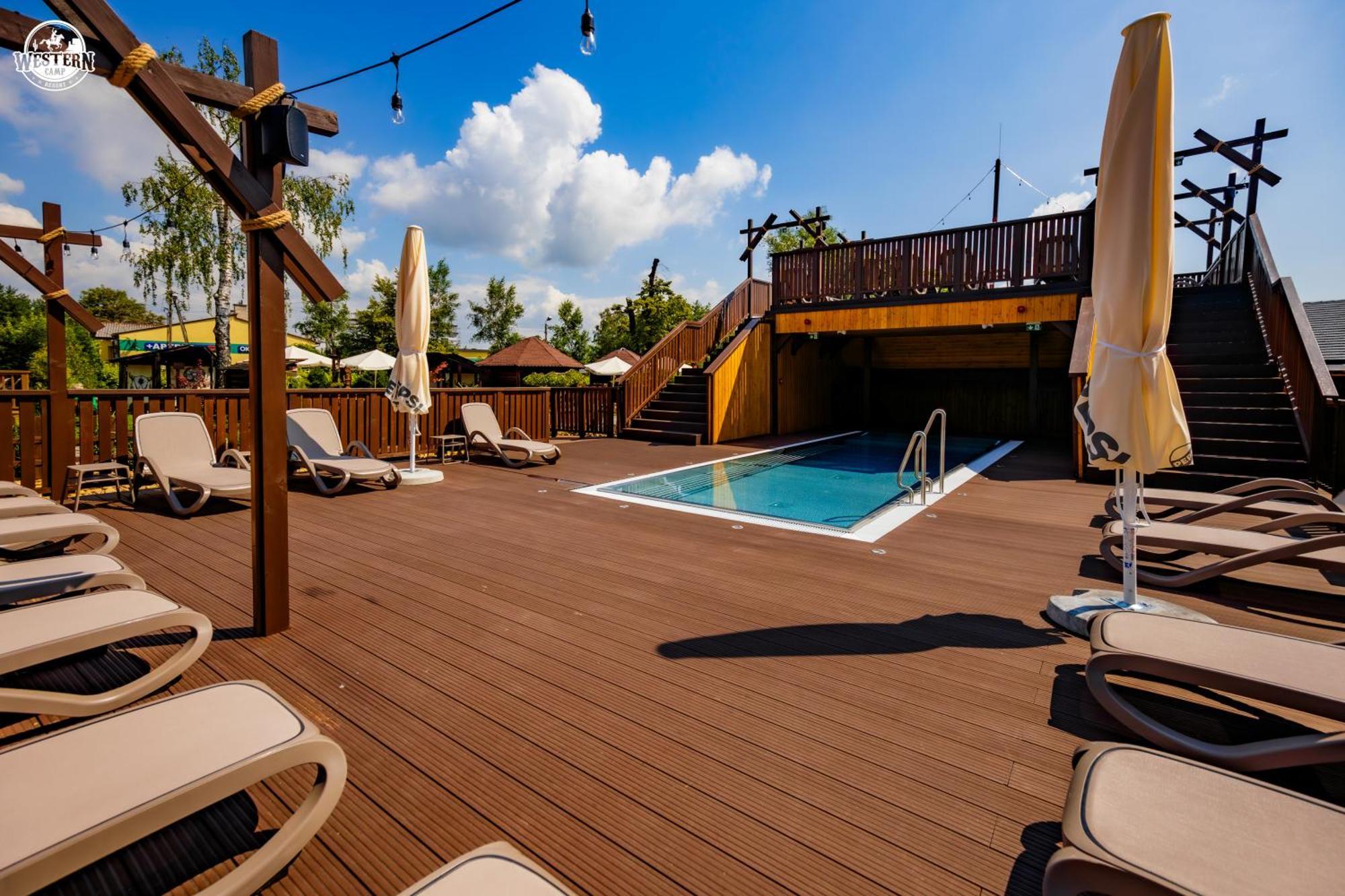 Western Camp Resort Zator Eksteriør billede
